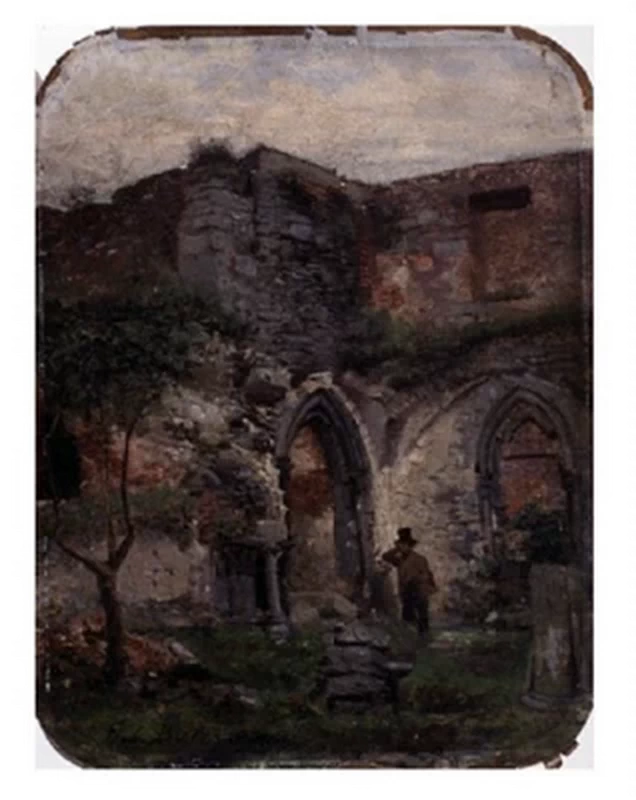 Rovine dell'abbazia di san Bavone a Gand - Museum of Fine Arts, Ghent